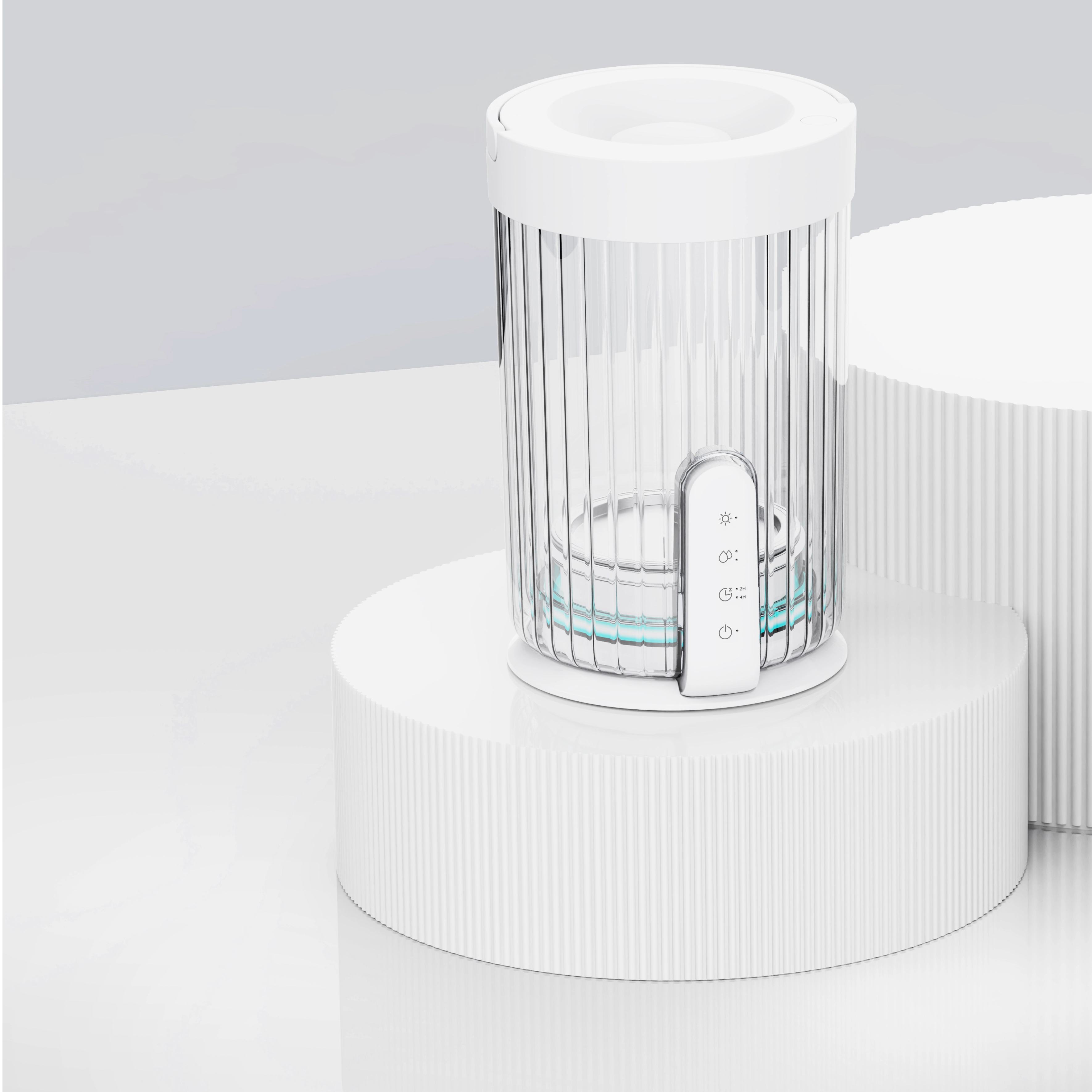 Smillon Elegant Steam Glass Tank Humidifier