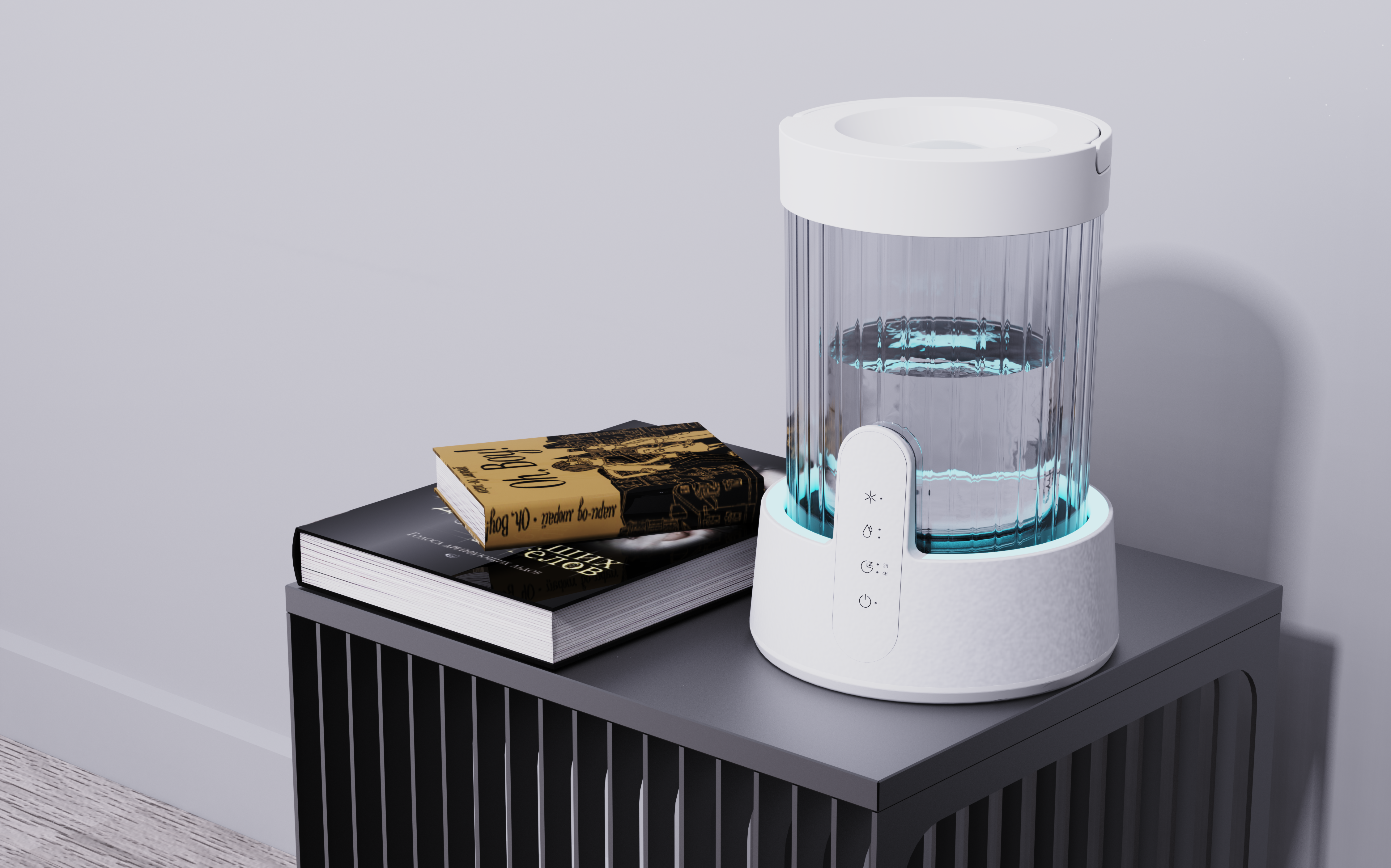 Smillon Hot Steam Glass Tank Humidifier