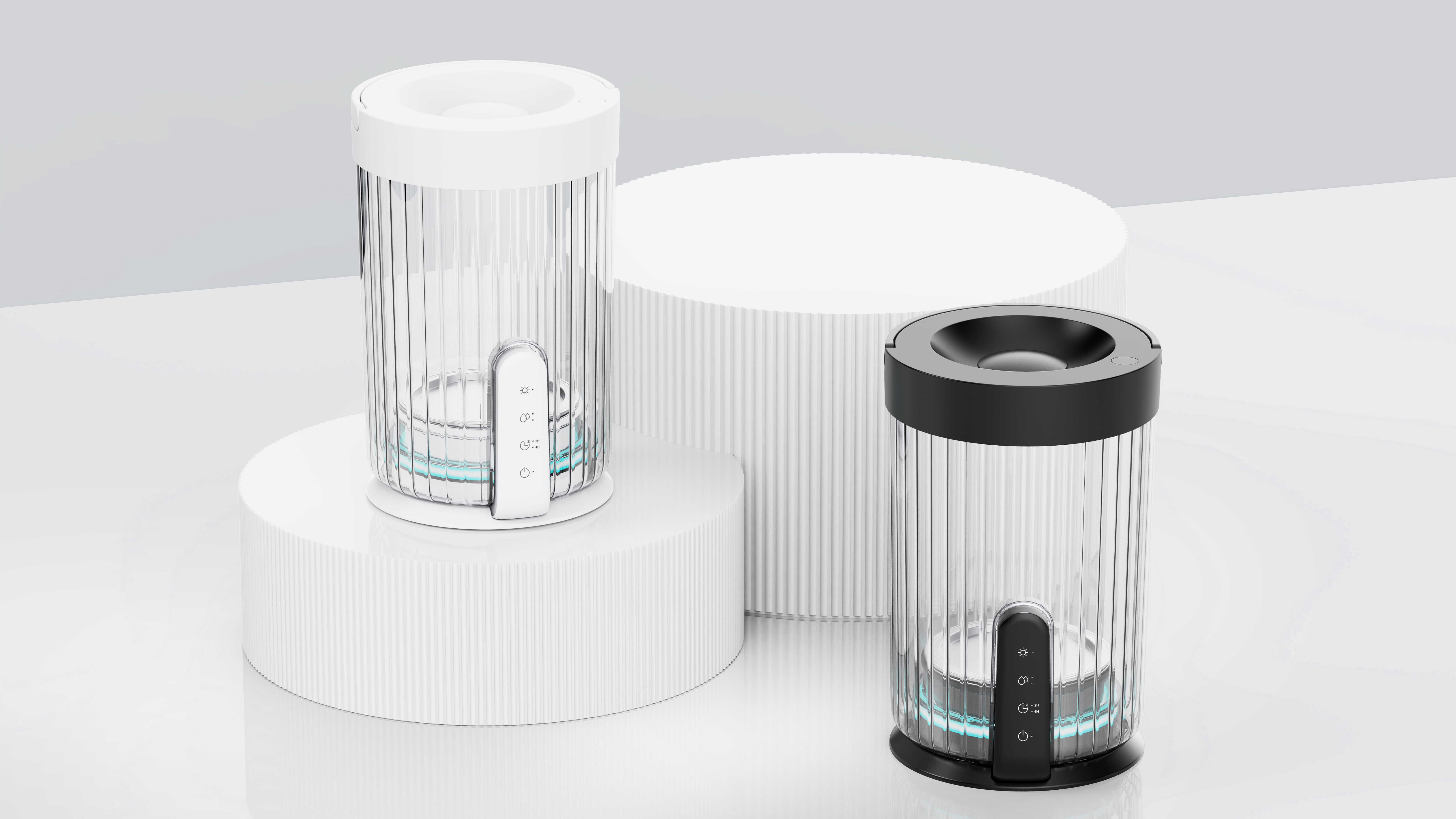 Smillon Elegant Steam Glass Tank Humidifier