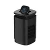 4-in-1 Black Air Washer with Purifier, Humidifier, Cooling & Warm Air